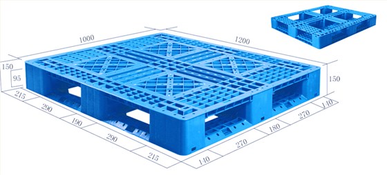 JSL-1210田字網(wǎng)格托盤(可堆碼) JSL-1210田字網(wǎng)格托盤(可堆碼)