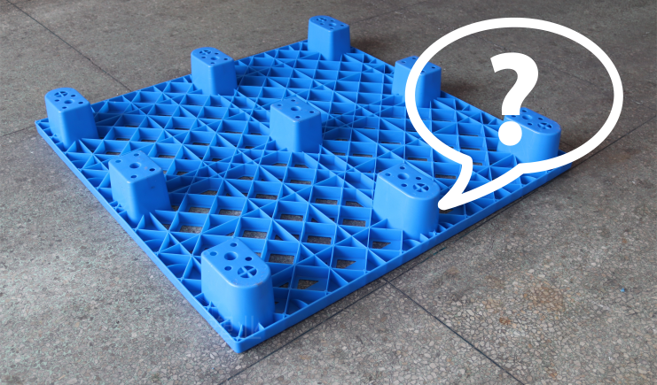 九腳塑膠卡板產(chǎn)品不合格的原因是？怎么解決？