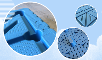 中空吹塑托盤(pán)的成型溫度及結(jié)構(gòu)，對(duì)承重的影響