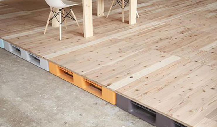 水泥地鋪塑料托盤