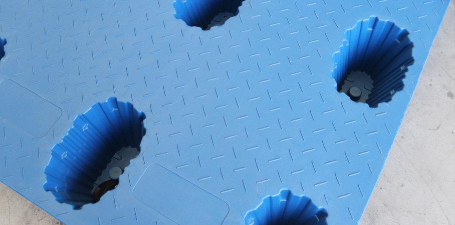 JSL-1109九腳吹塑托盤 JSL-1109九腳吹塑托盤