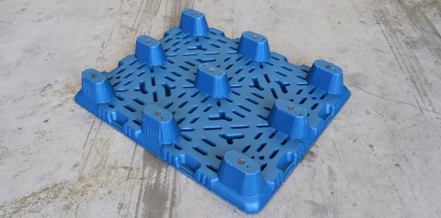 JSL-1109九腳吹塑托盤 JSL-1109九腳吹塑托盤