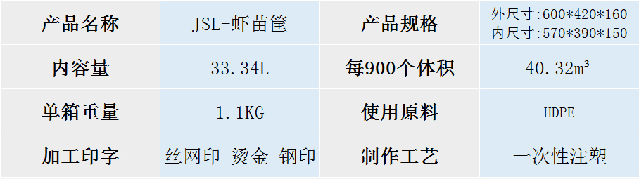 JSL-蝦苗筐 JSL-蝦苗筐