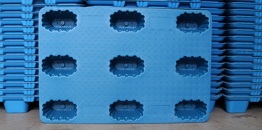 1208 吹塑九腳托盤 1208 吹塑九腳托盤