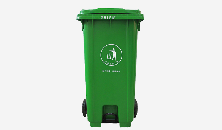 240L-加厚腳踏垃圾桶-綠色 240L-加厚腳踏垃圾桶-綠色