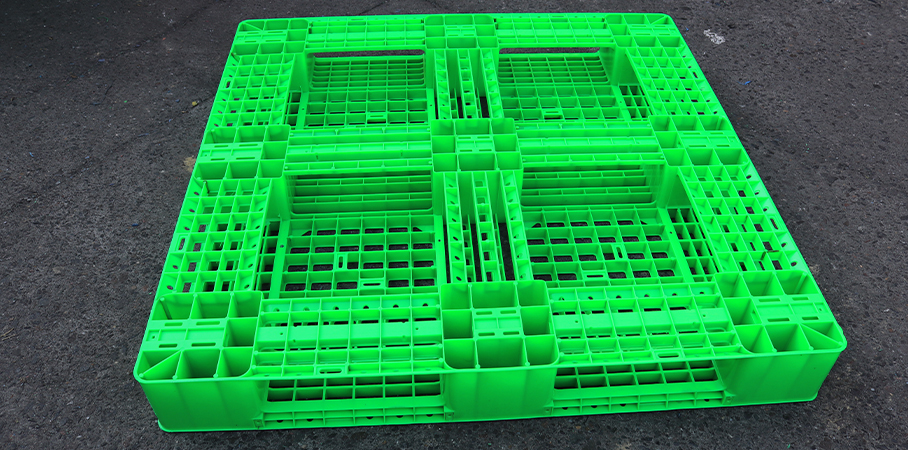 JSL-1212田字塑料托盤-綠(可堆碼) JSL-1212田字塑料托盤-綠(可堆碼)