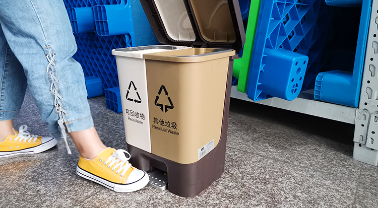 20L雙桶雙蓋垃圾桶 20L雙桶雙蓋垃圾桶